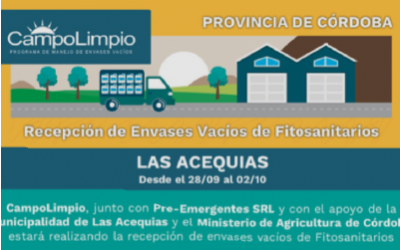 Primera Campaña de Recepción Itinerante en Las Acequias, Córdoba
