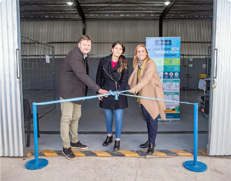 CampoLimpio inauguró el primer Centro de envases vacíos de fitosanitarios en Río Negro