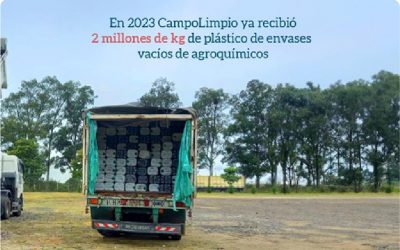 CampoLimpio lleva recuperados 2 millones de kilos de envases vacíos de fitosanitarios en 2023