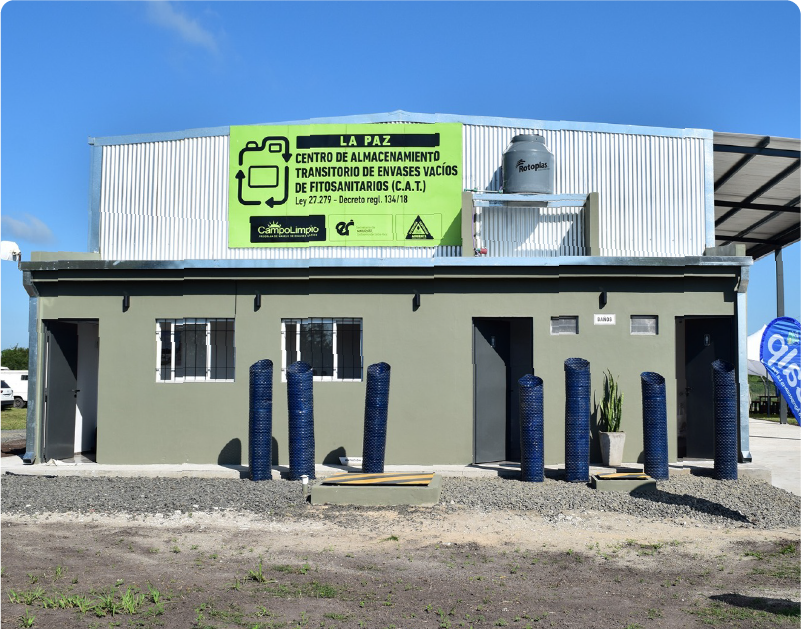 CampoLimpio finalizó el despliegue del Plan de Gestión de envases vacíos de agroquímicos en Entre Ríos con su octavo Centro de Almacenamiento